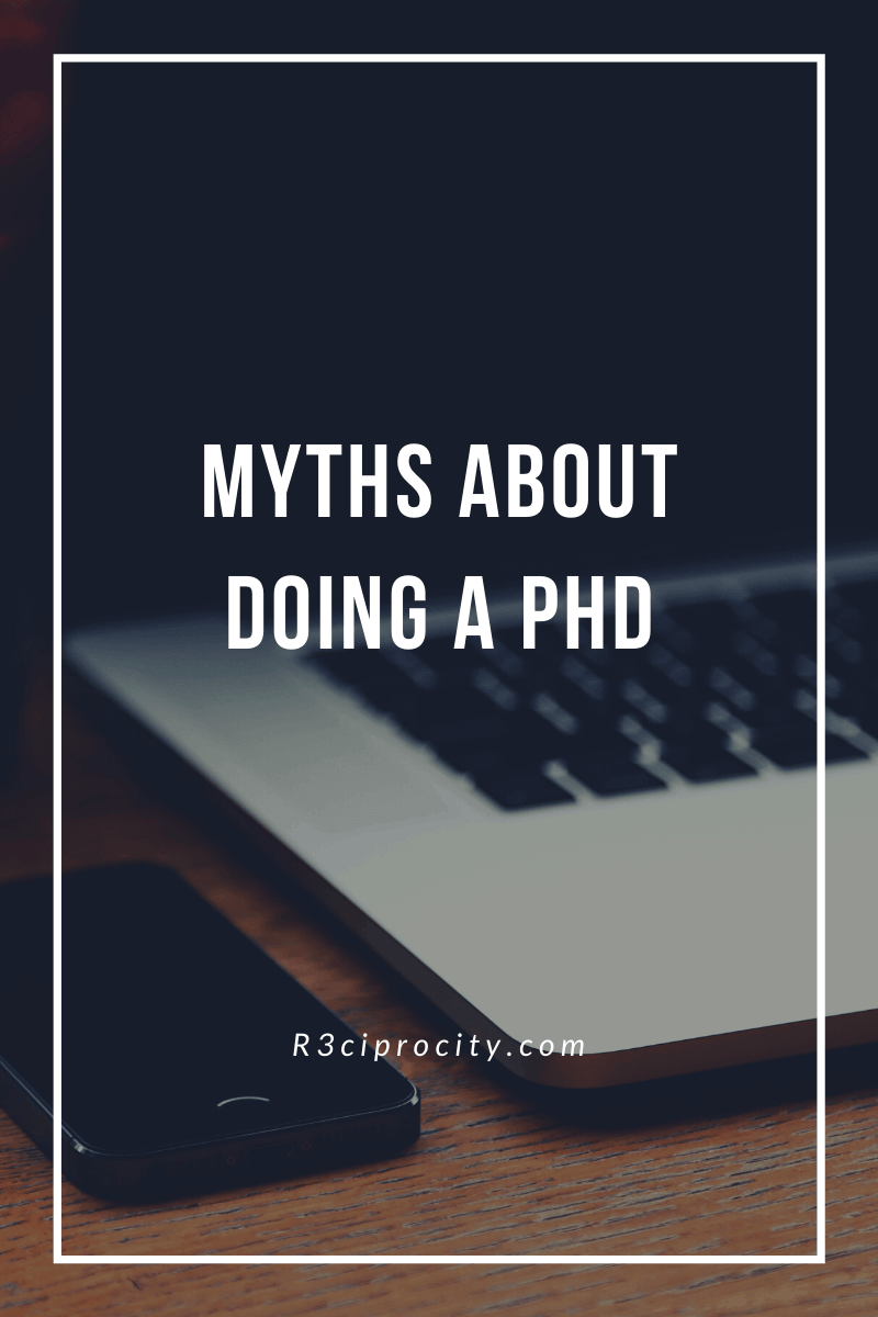 PhD Myths
