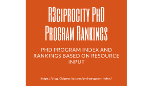 PhD Program Rankings