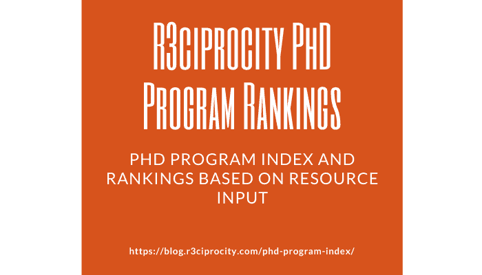 PhD Program Rankings
