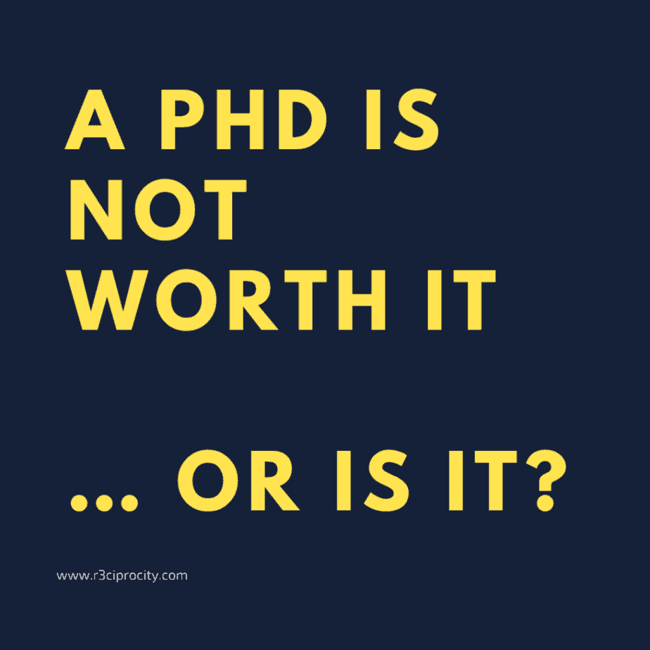 phd worth it or not